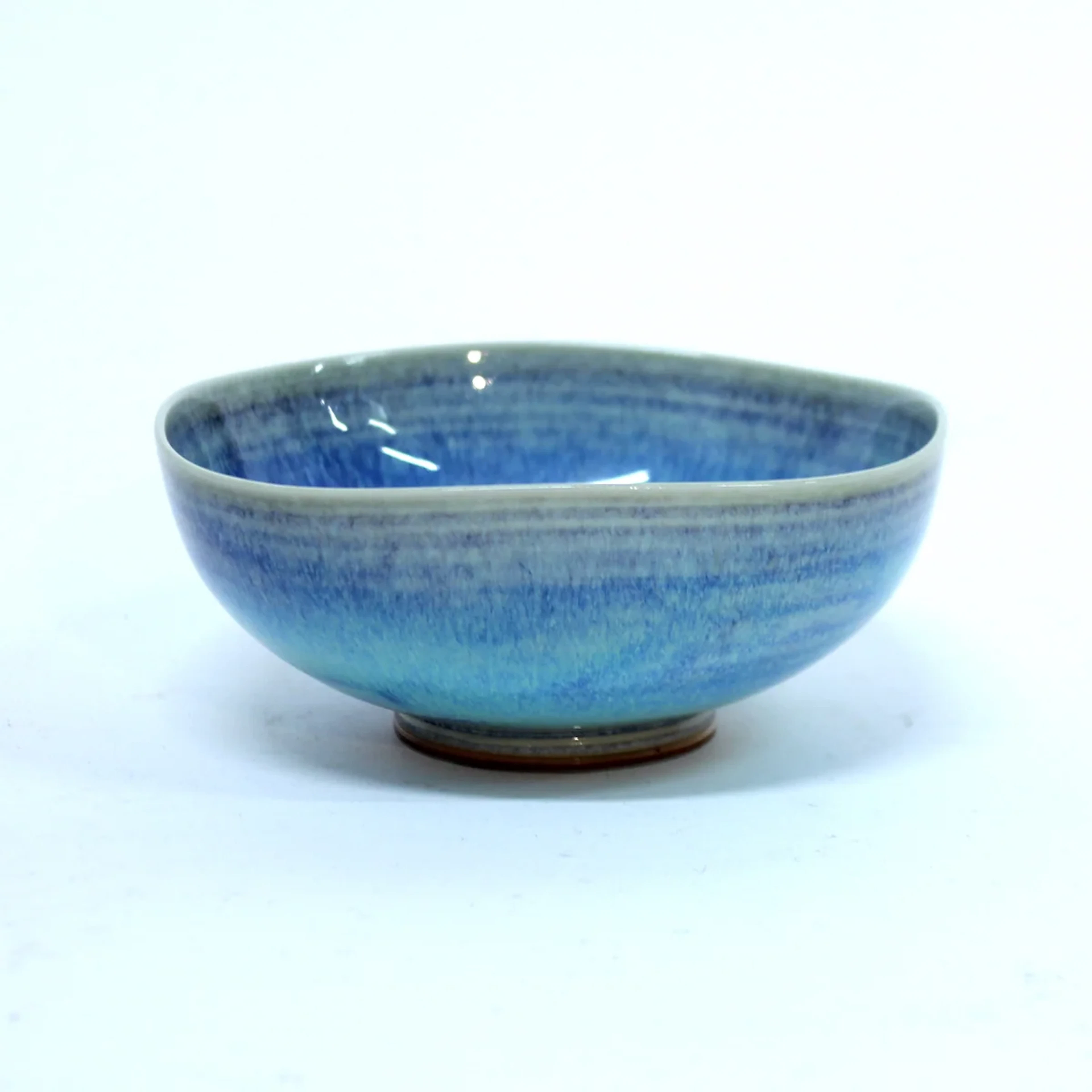 Berndt Friberg, light blue Aniara bowl, Gustavsberg, 1950s