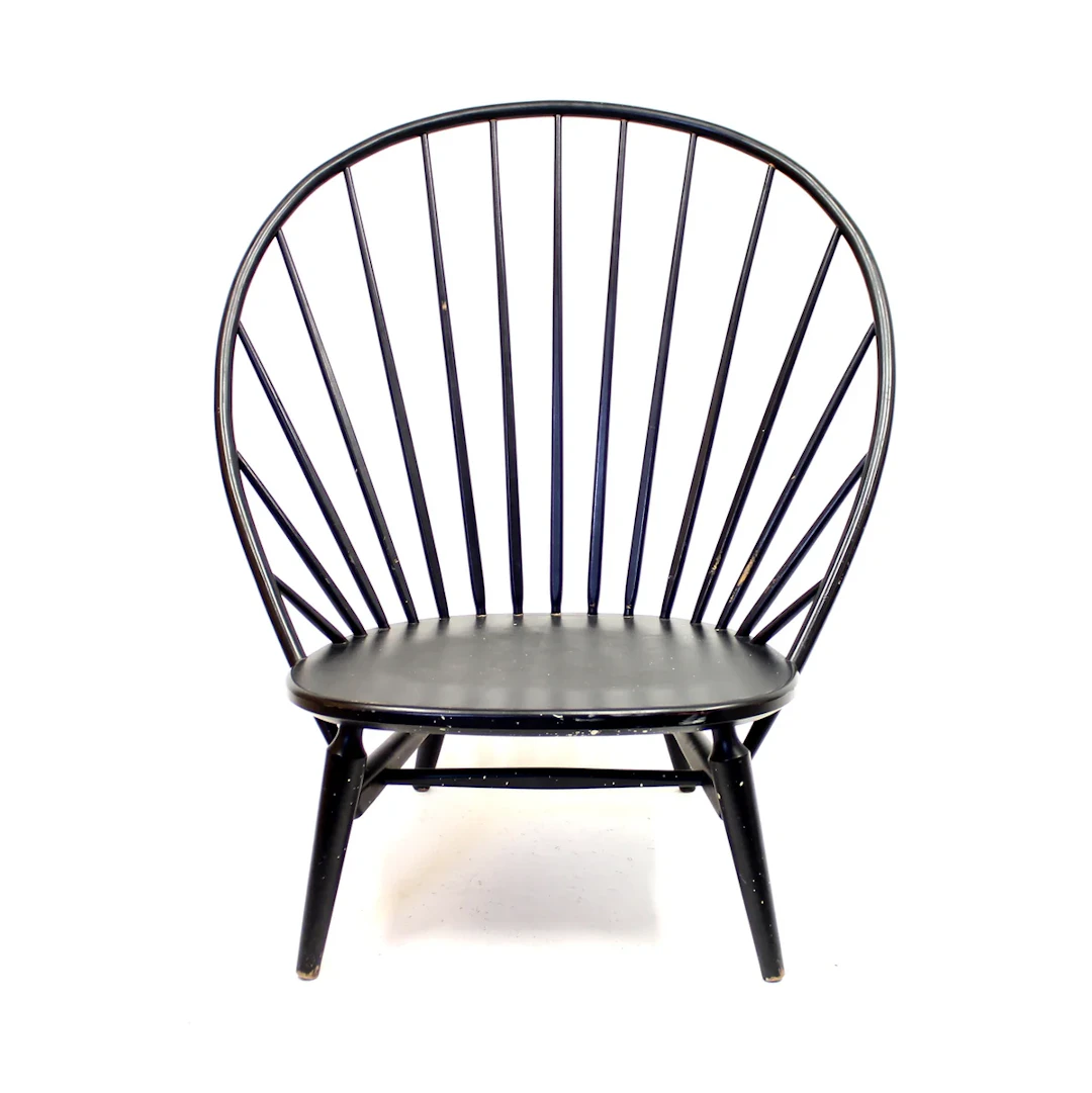 Bågen (The Arc) wooden lounge chair by Engström & Myrstrand for Nässjö