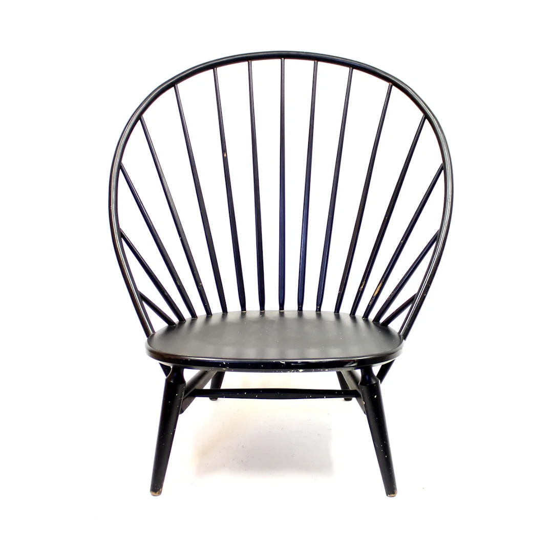 Bågen (The Arc) wooden lounge chair by Engström & Myrstrand for Nässjö