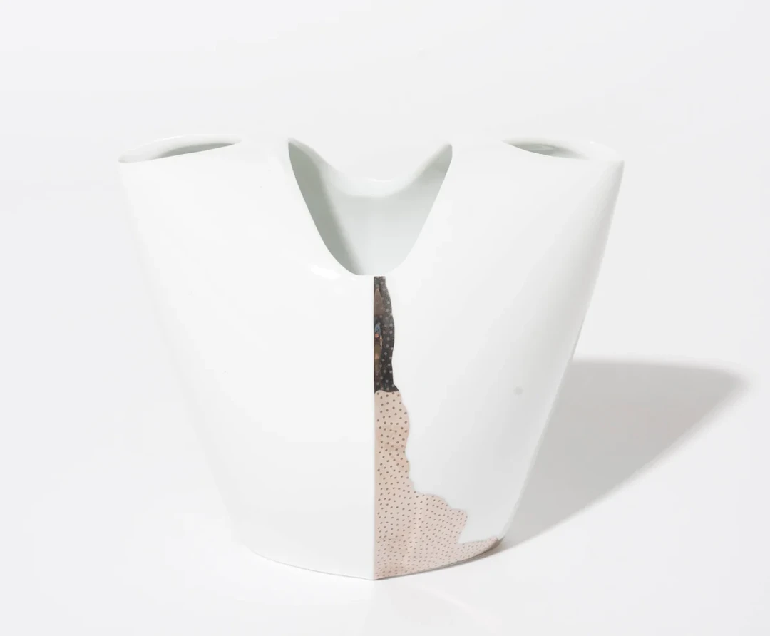 Postmodern Tusca Vase by Lino Sabattini for Rosenthal, 1980s
