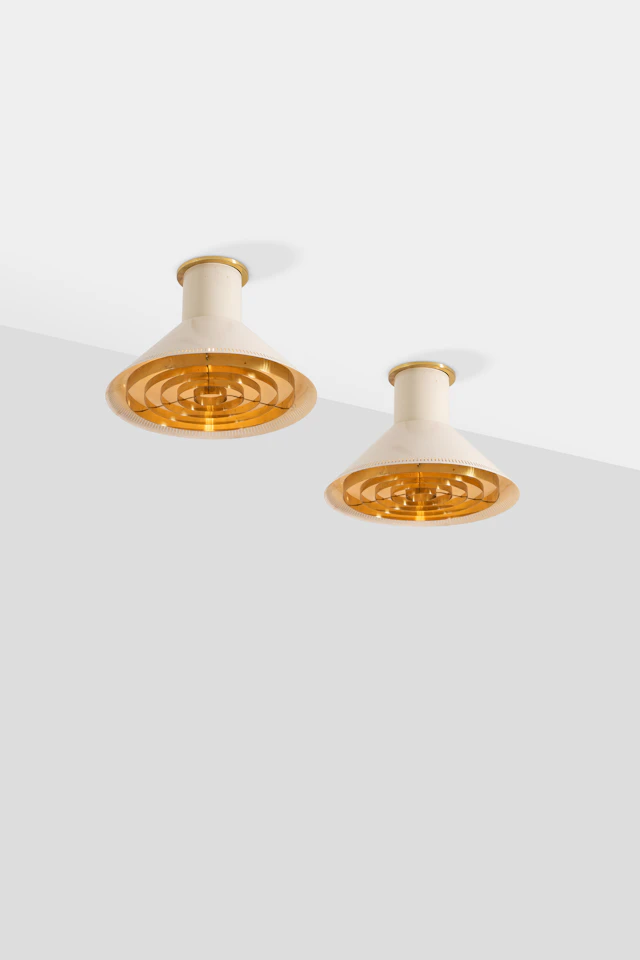 xx Paavo Tynell (1890-1973) Pair of ceiling lamps