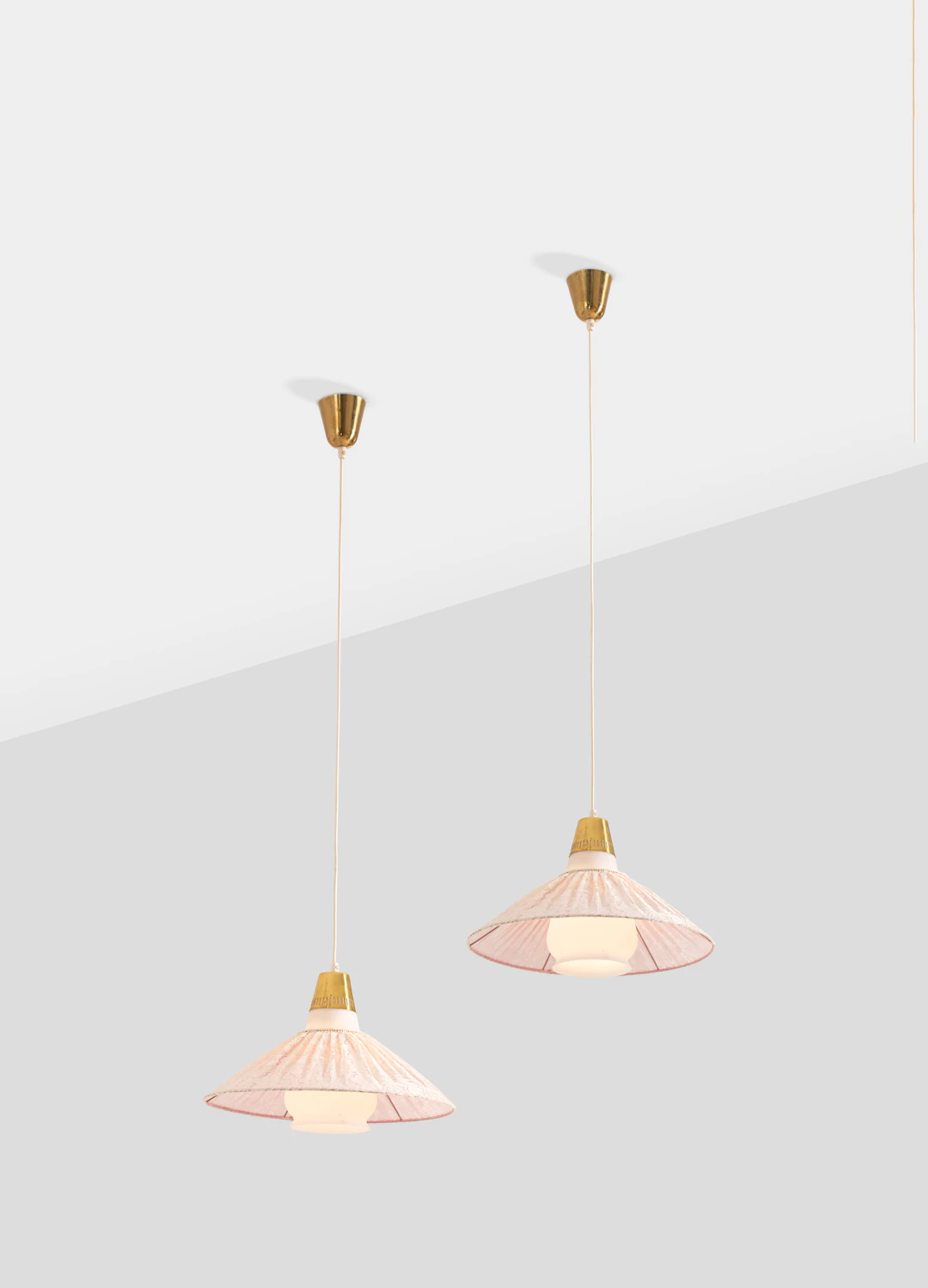xx Paavo Tynell (1890-1973) Pair of ceiling lamps no. 9077