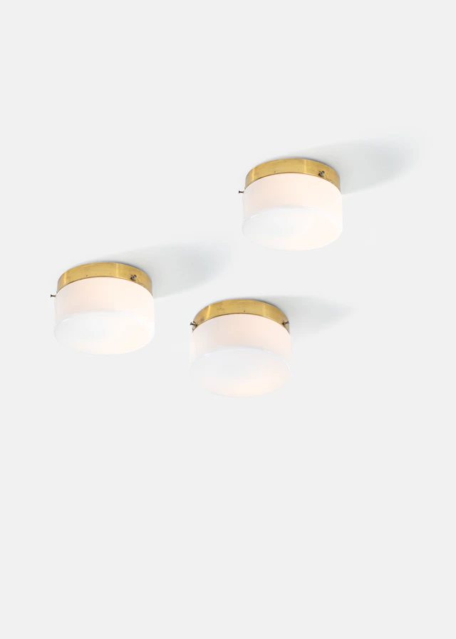 xx Paavo Tynell (1890-1973) Set of three ceiling lamps