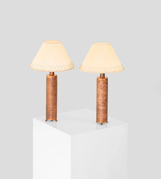 xx Finnish production (20th c.) Pair of table lamps