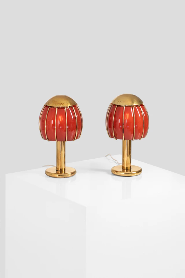xx Metallimestarit (Edited by, 20th c.) Pair of table lamps
