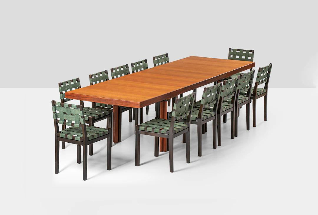 xx Aino Aalto (1894-1949) & Alvar Aalto (1898-1976) Set with 12 chairs