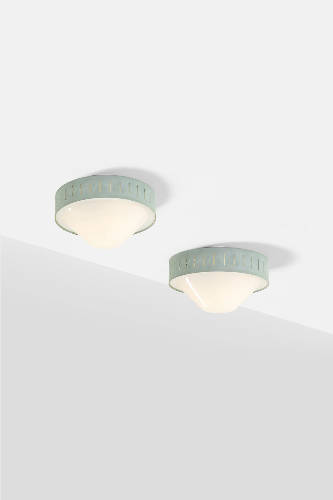 xx Finnish production (20th c.) Pair of ceiling lamps
