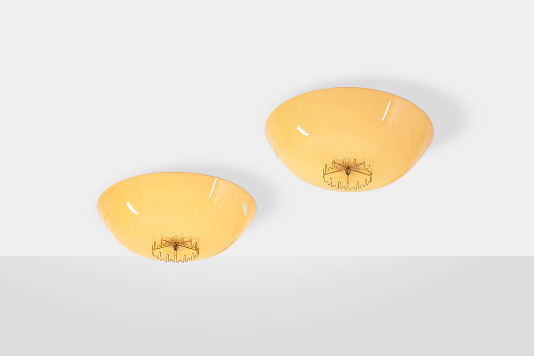 xx Lisa Johansson-Pape (1907-1989) Pair of ceiling lamps, model no. 1073