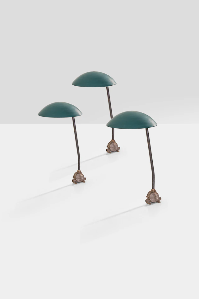 xx Alvar Aalto (1898-1976) Set of three garden lamps