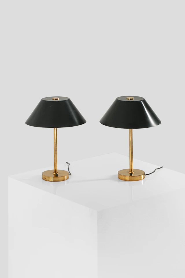 xx Paavo Tynell (1890-1973) Pair of table lamps, model no. 5007
