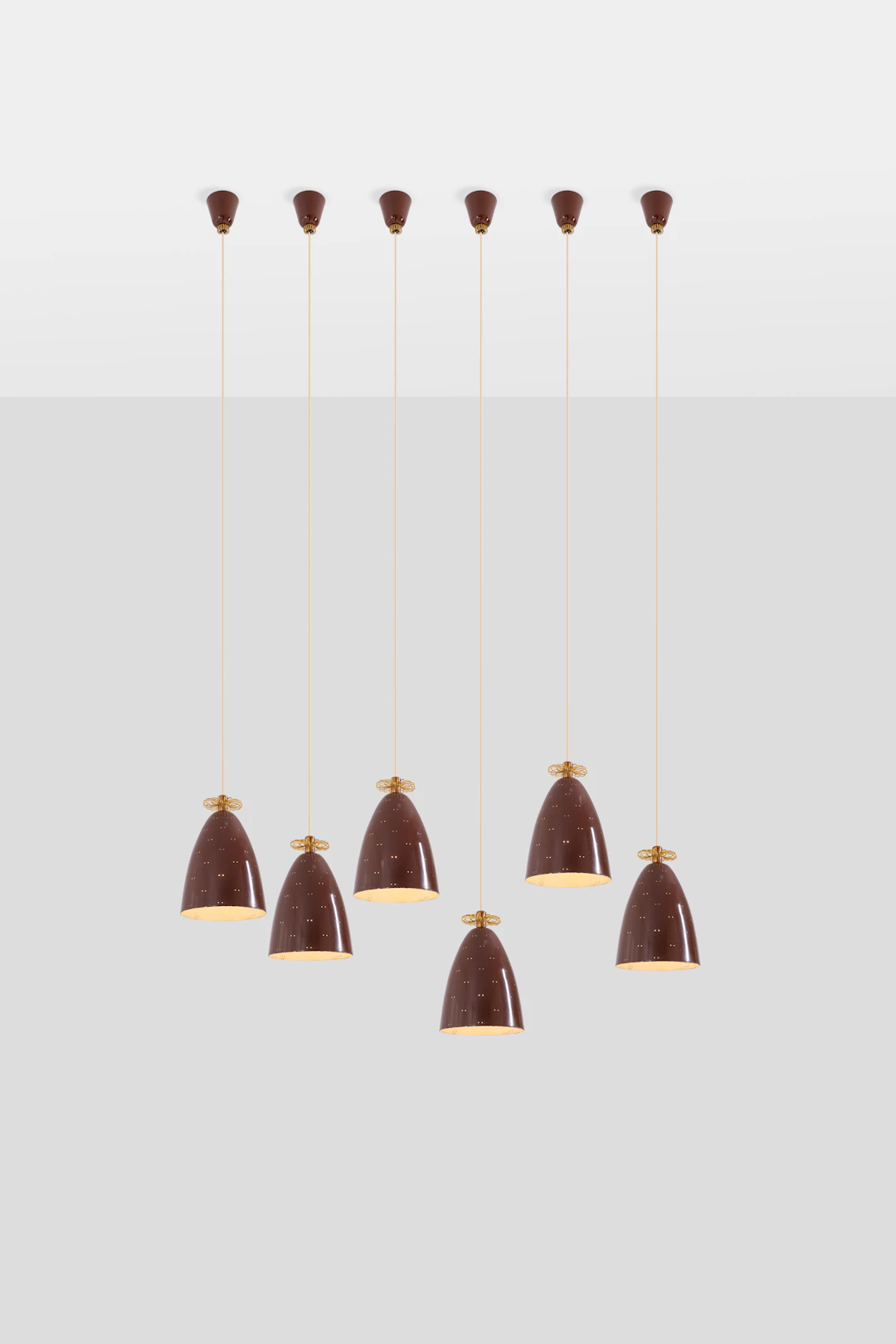 xx Paavo Tynell (1890-1973) Set of six ceiling lamps, model J1979