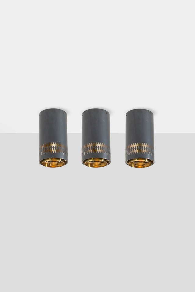 xx Itsu (Edited by, 20th c.) Set of three ceiling lamps