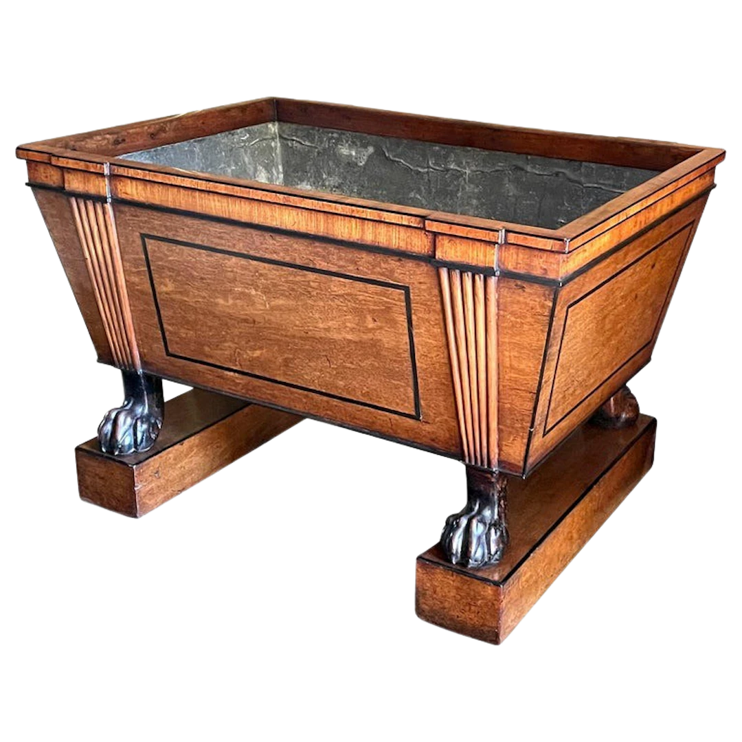 Fine & rare Thomas Hope Regency cellarette or jardinière