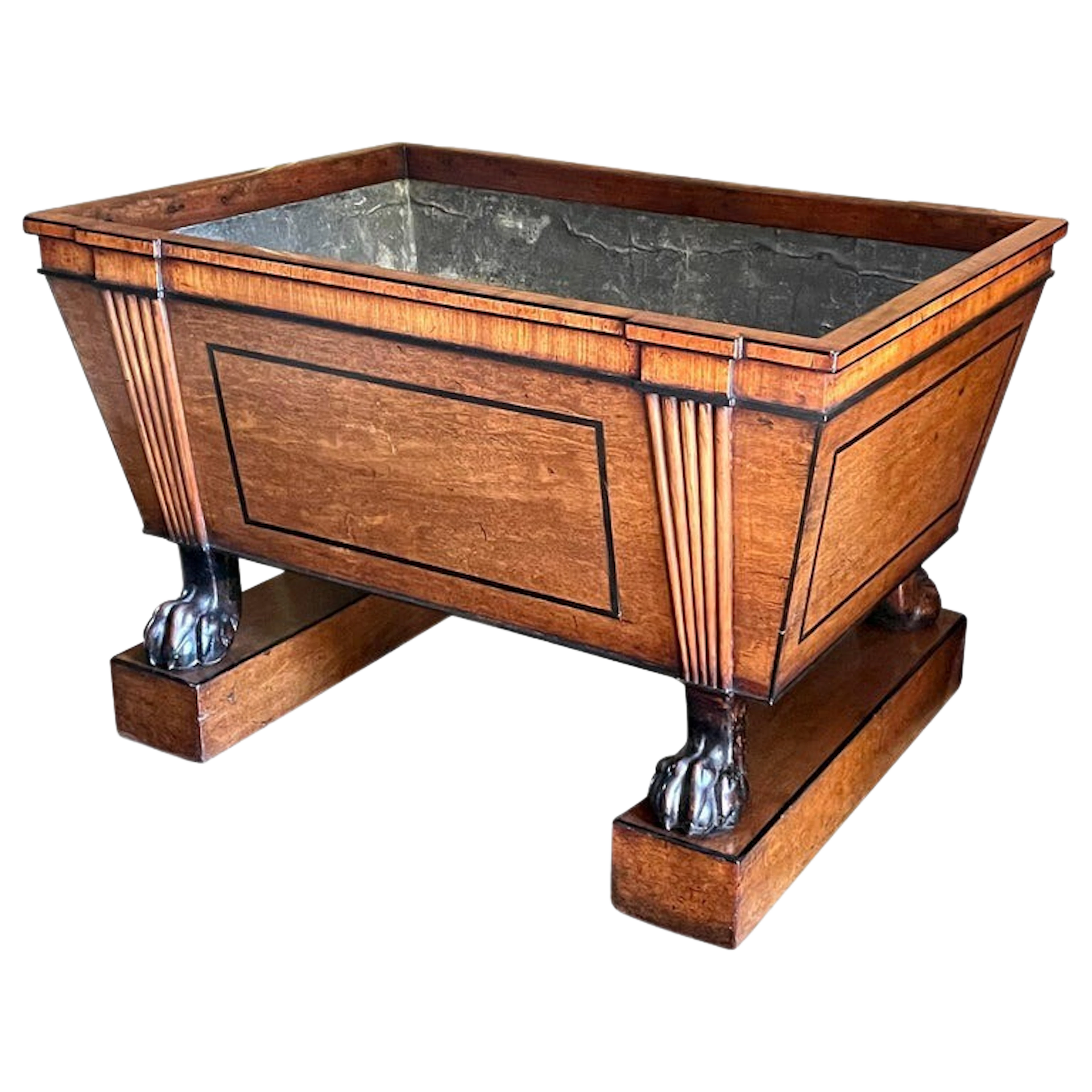 Fine & rare Thomas Hope Regency cellarette or jardinière