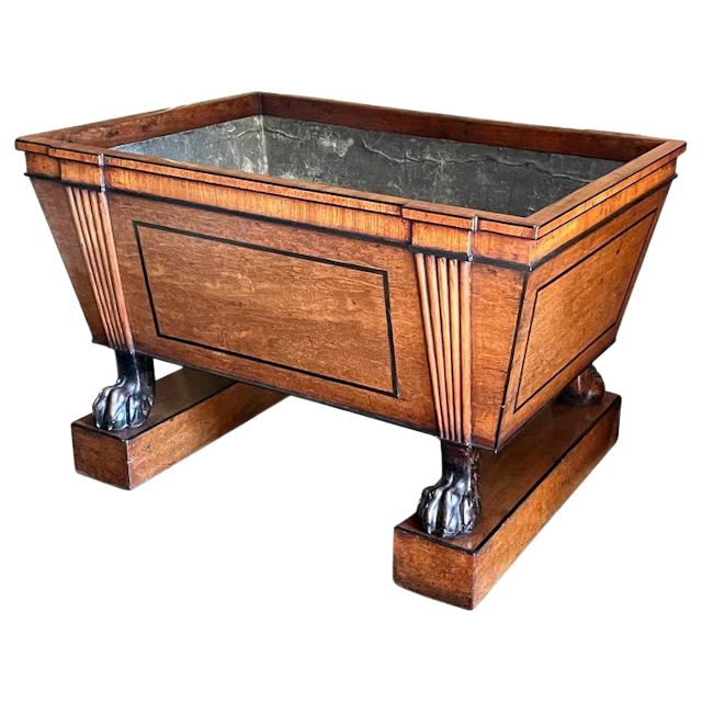 Fine & rare Thomas Hope Regency cellarette or jardinière