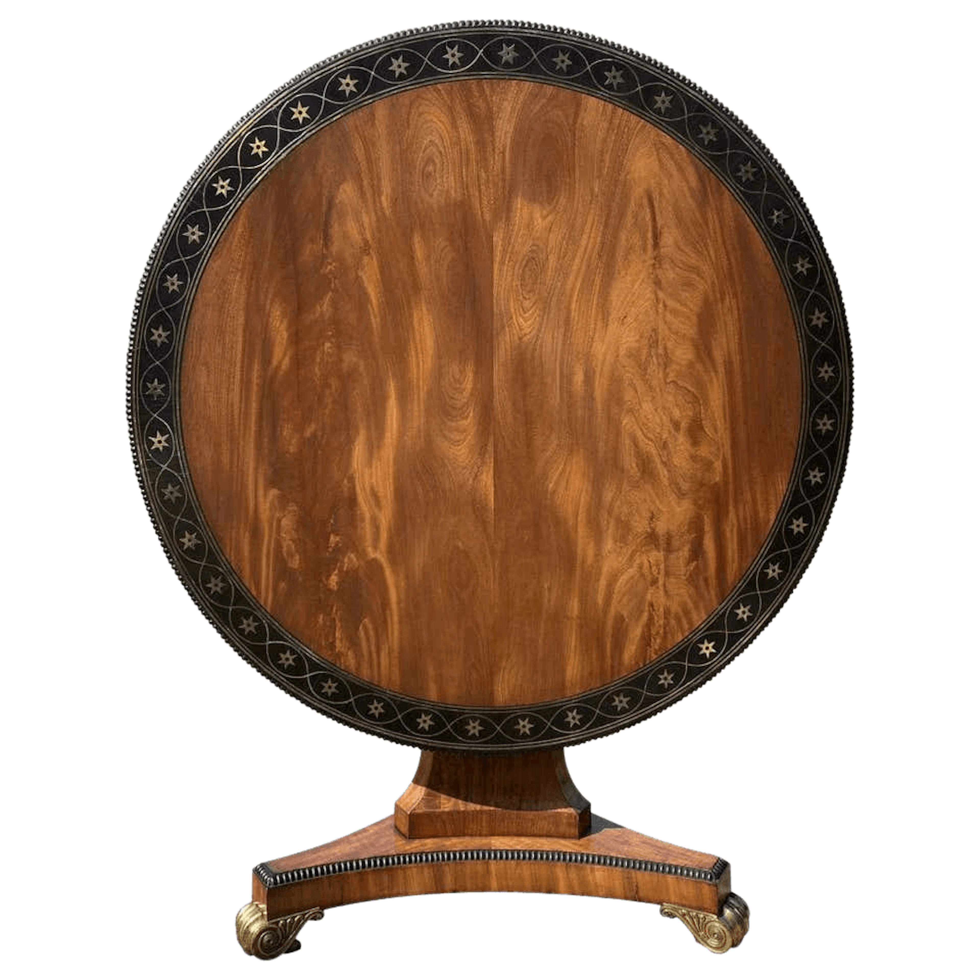 Fine Regency mahogany library centre table