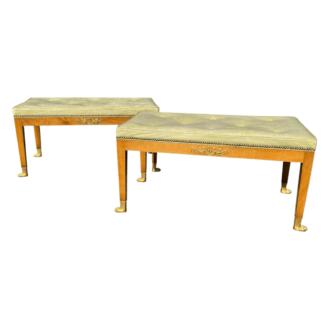 Pair of Empire style window seats
