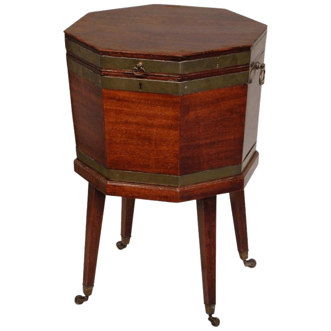 George III period mahogany wine cooler