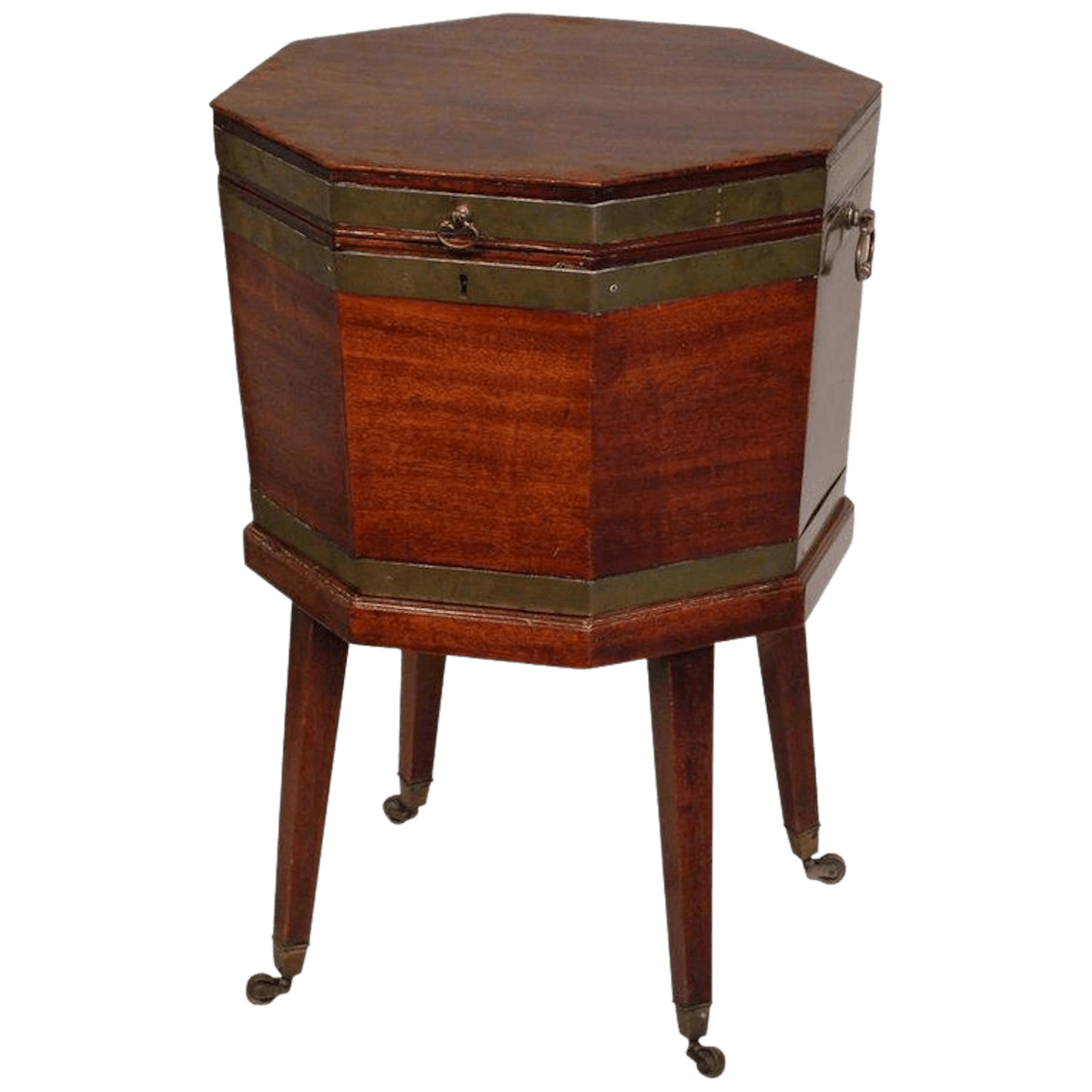 George III period mahogany wine cooler