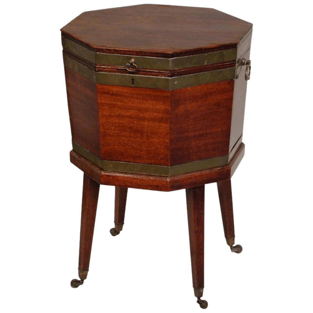 George III period mahogany wine cooler