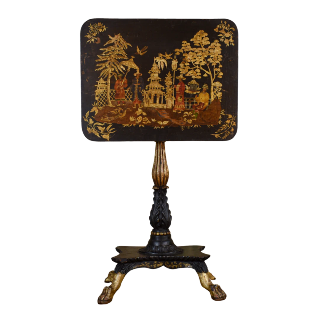 Fine rare Regency chinoiserie occasional table
