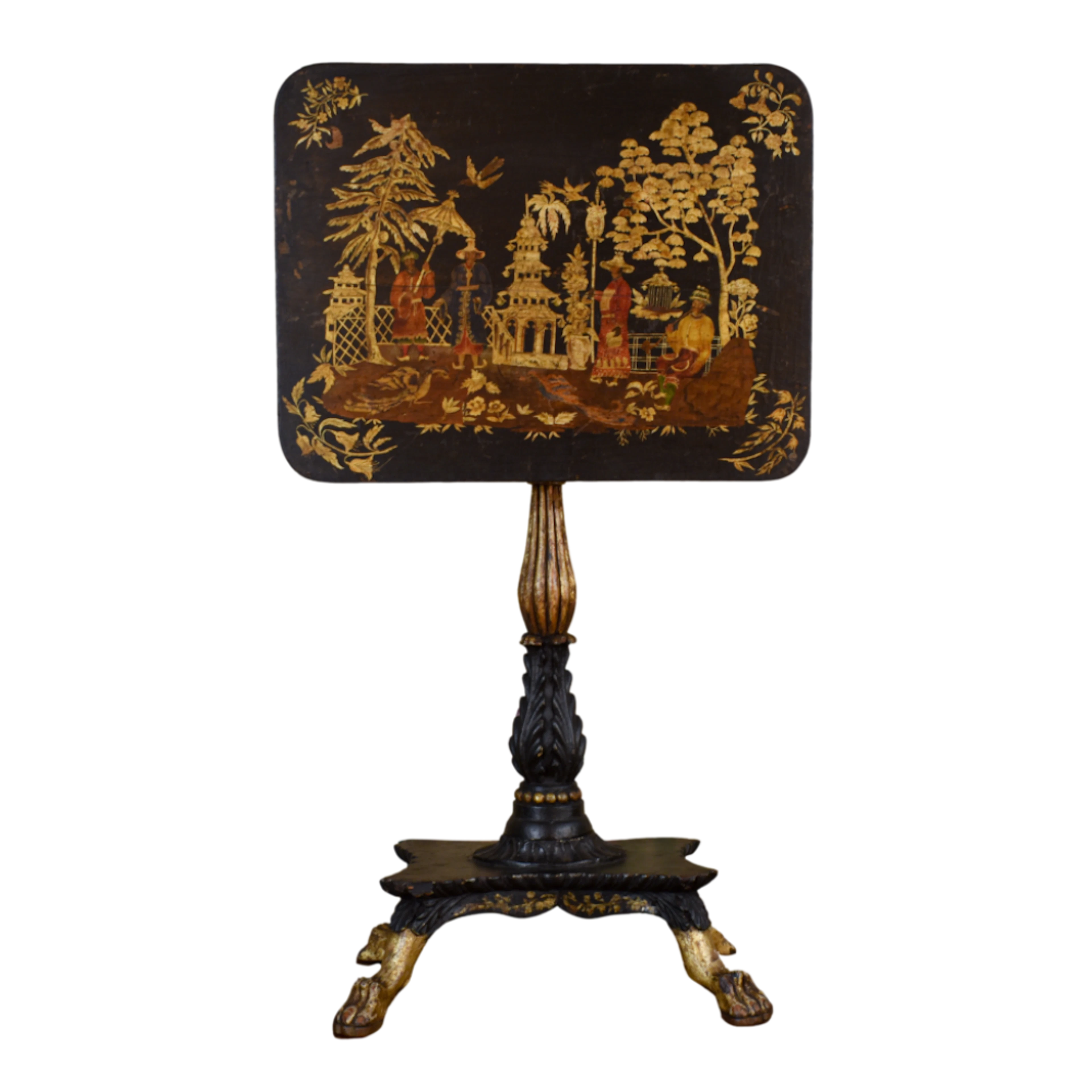 Fine rare Regency chinoiserie occasional table