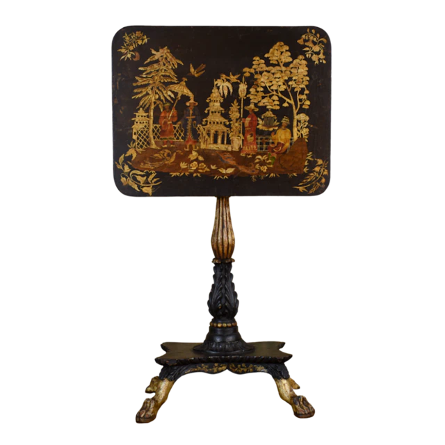 Fine rare Regency chinoiserie occasional table