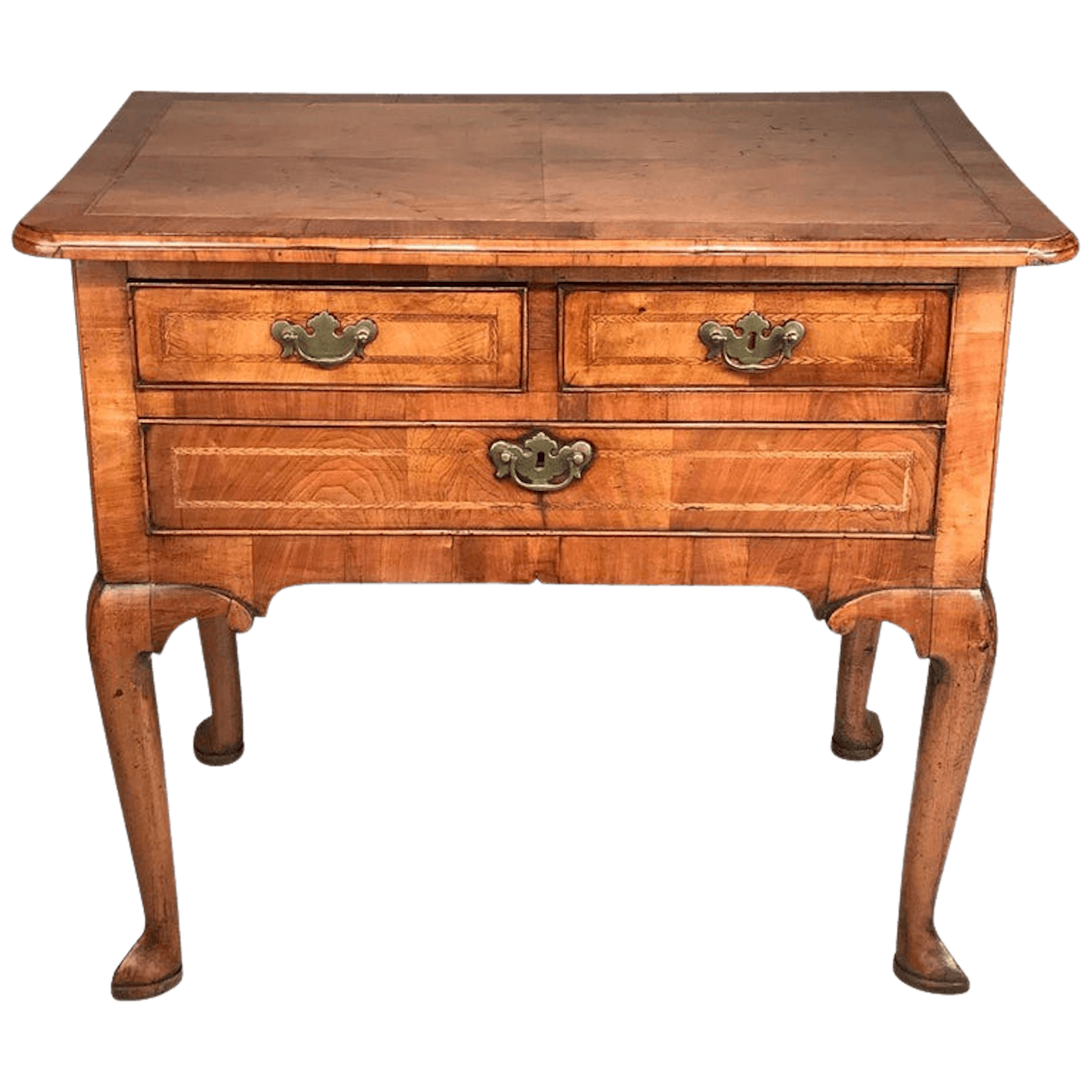 18th century walnut lowboy