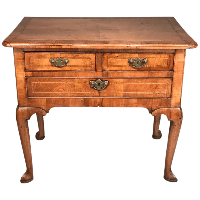 18th century walnut lowboy
