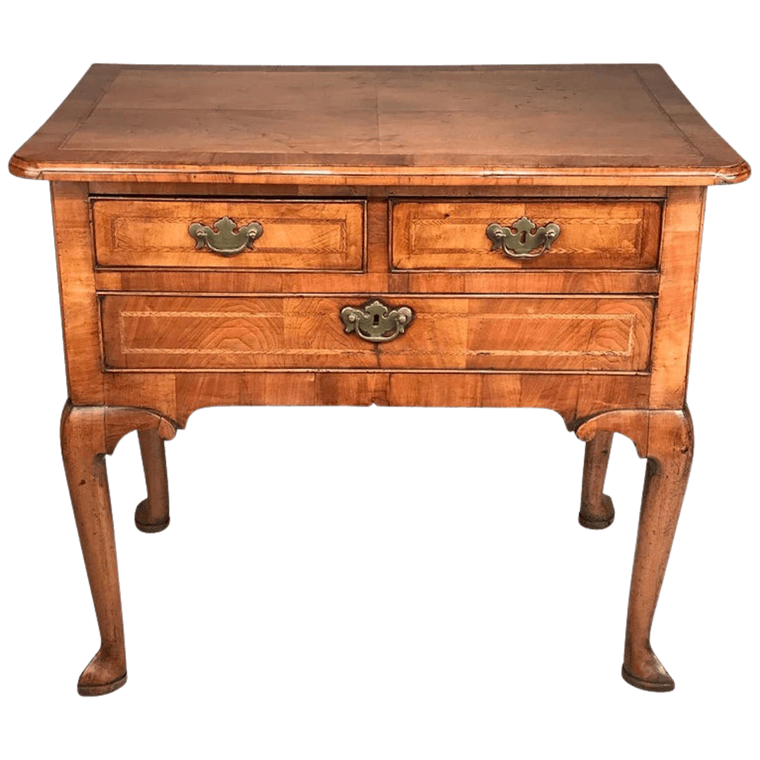 18th century walnut lowboy
