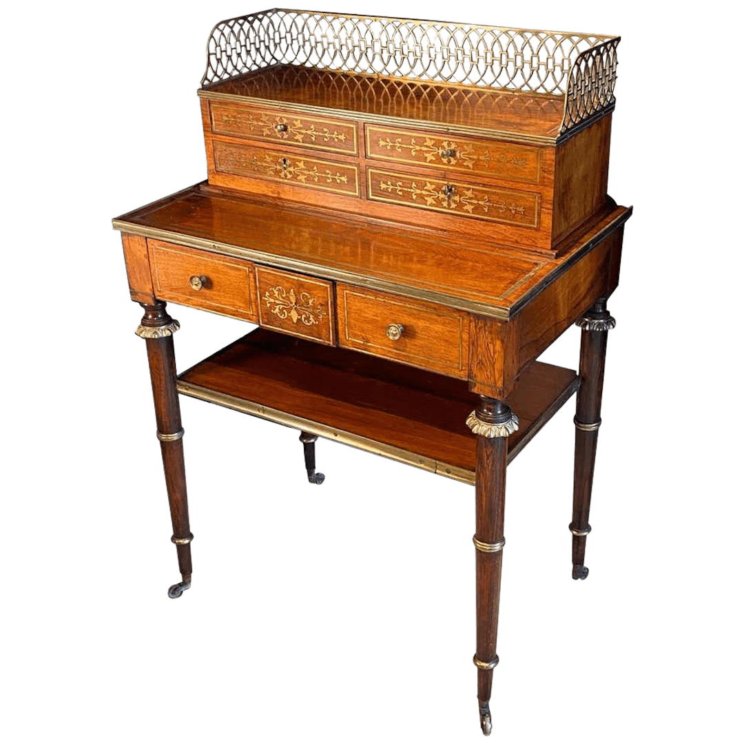 Exceptional Regency Bonheur du Jour attributed to John Maclean