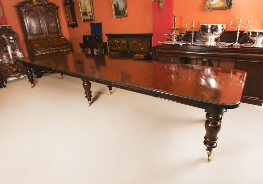 Antique 15ft William IV Extending Dining Table Circa 1830 19th C