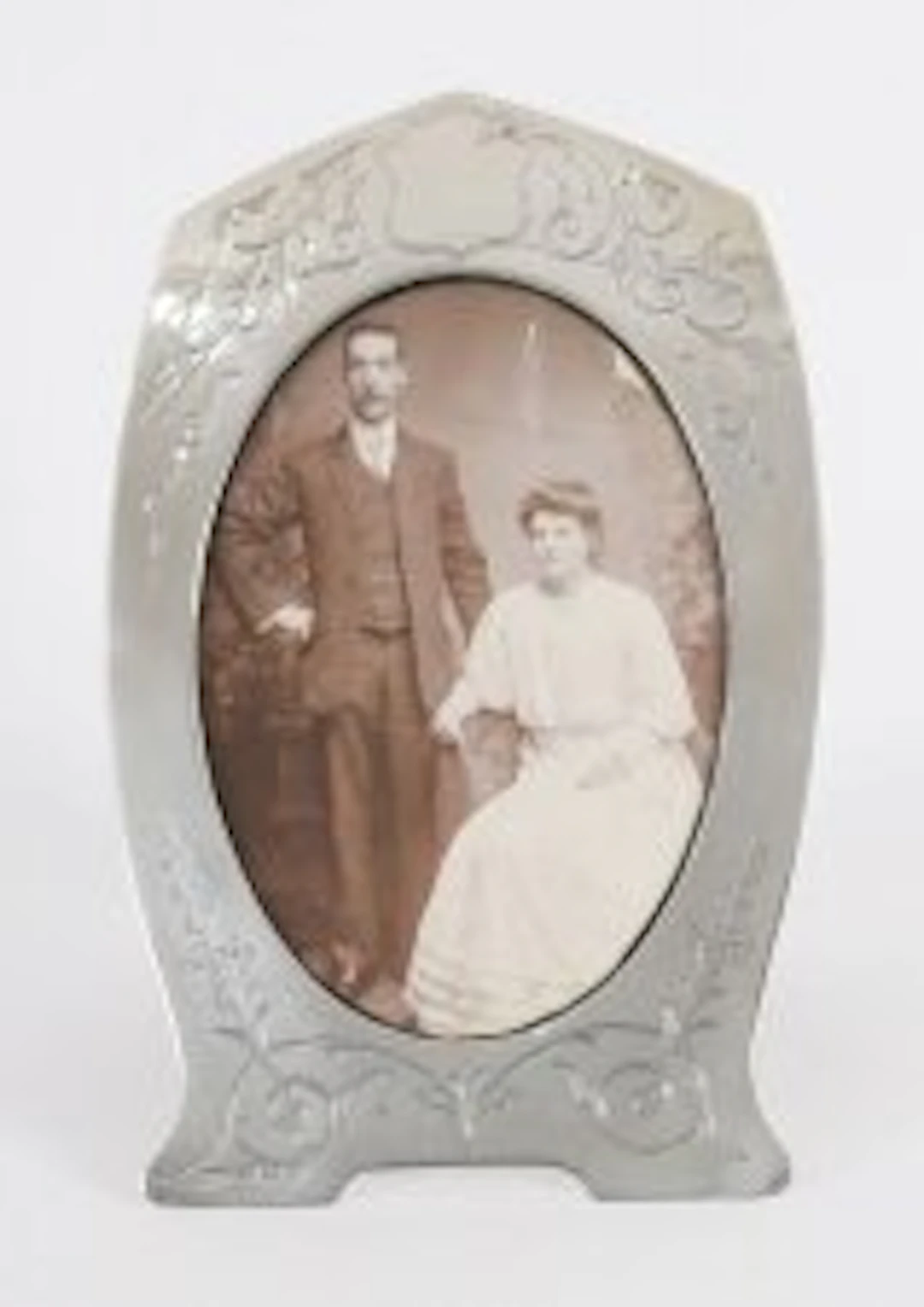 Antique George V Sterling Silver Photo Frame Joseph Gloster Ltd 1921