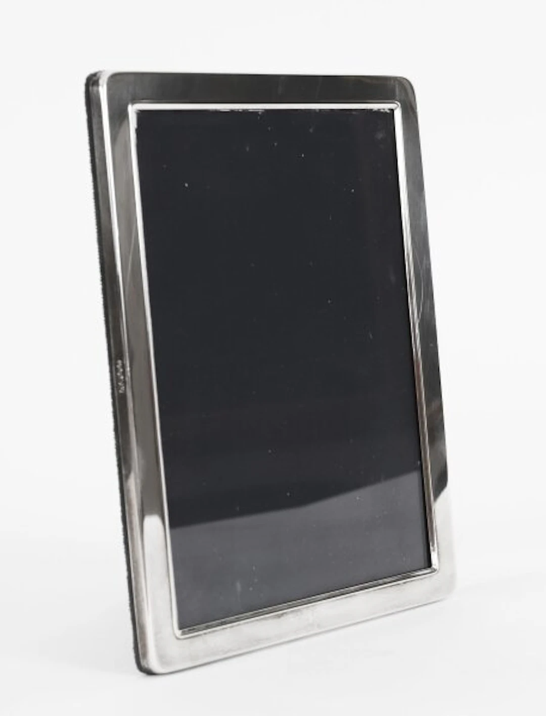 Vintage Sterling Silver Rectangular Portrait Photo Frame by Carrs 20thC 21x16cm