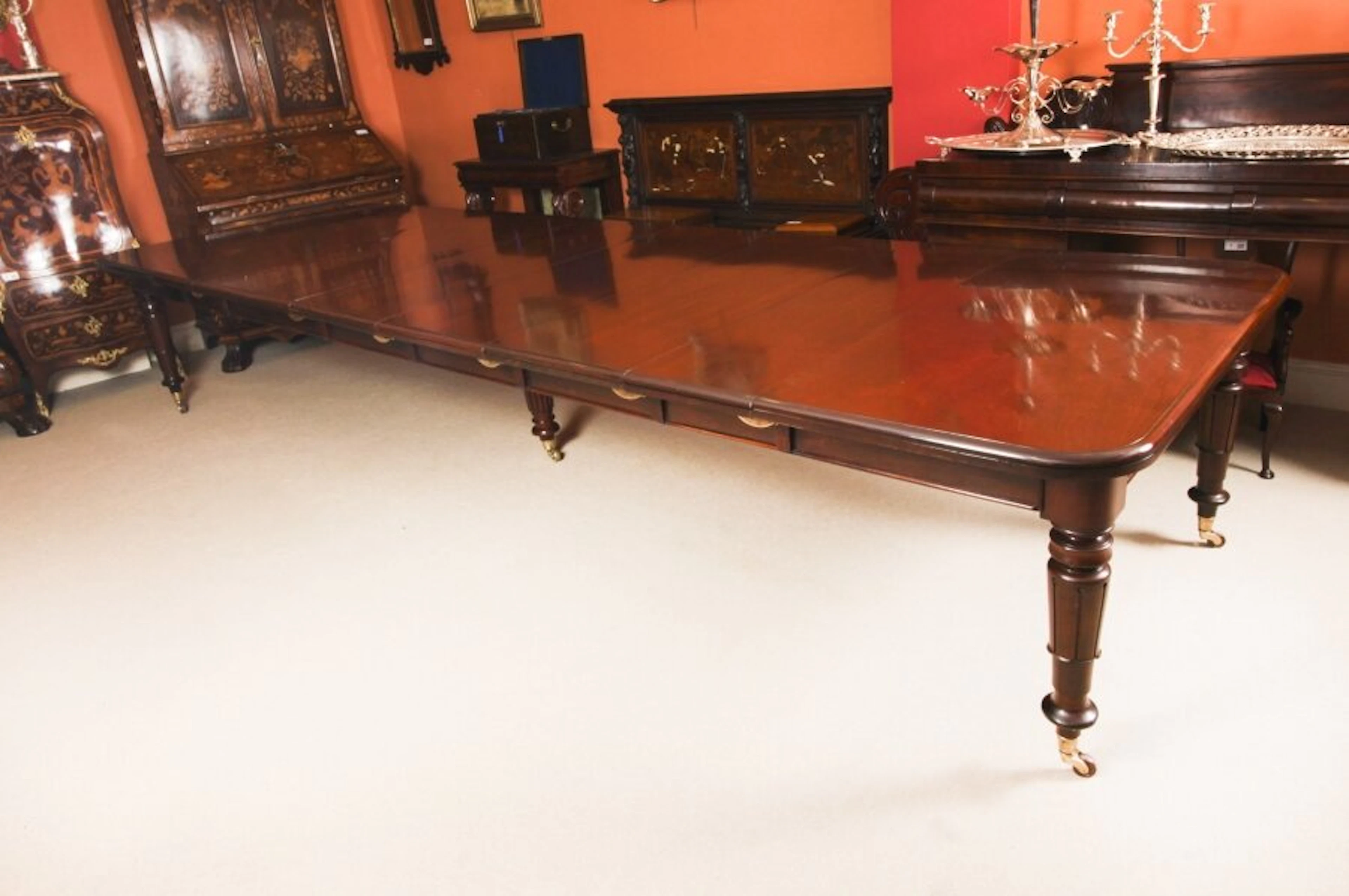Antique 14ft6" William IV Extending Dining Table C1835 19th C