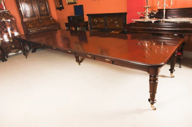 Antique 14ft6" William IV Extending Dining Table C1835 19th C
