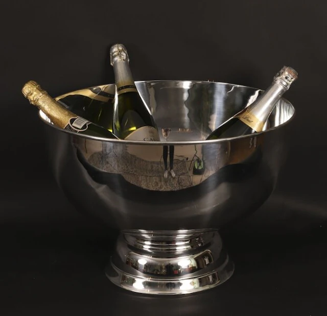 Antique Art Deco Silver Plated Champagne Cooler Mappin & Webb 20th C