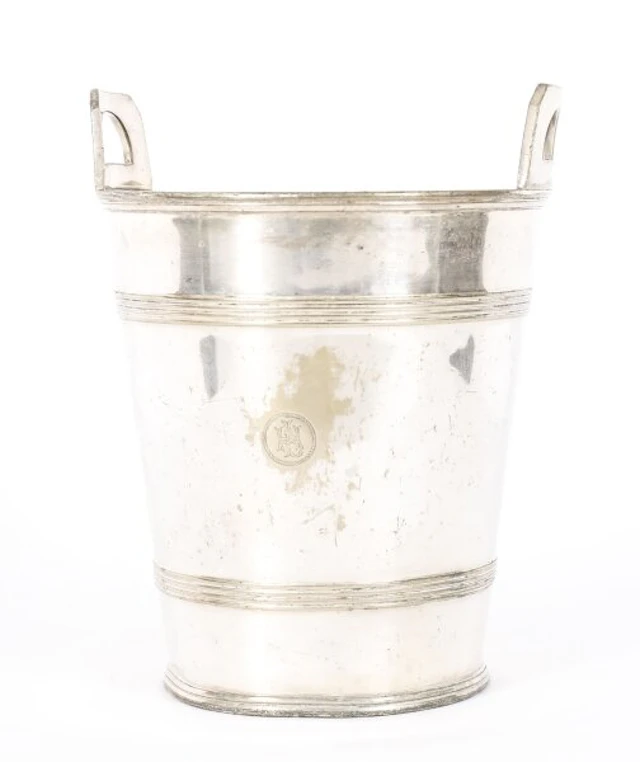 Antique Art Deco Silver Plate Champagne Cooler by Hutton Sheffield C1920