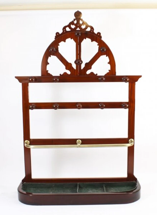 Antique Victorian Hall Umbrella Coat Stand c.1860 19th Century