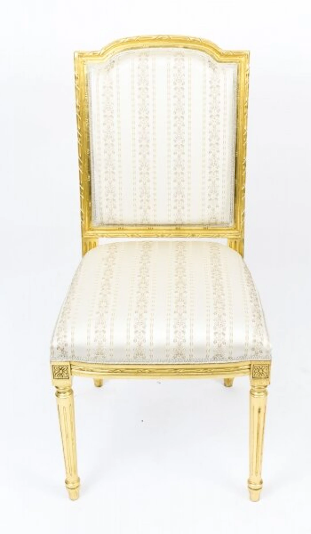 Bespoke Sets of Giltwood Dining Chairs in the Louis XV Style Available to Order