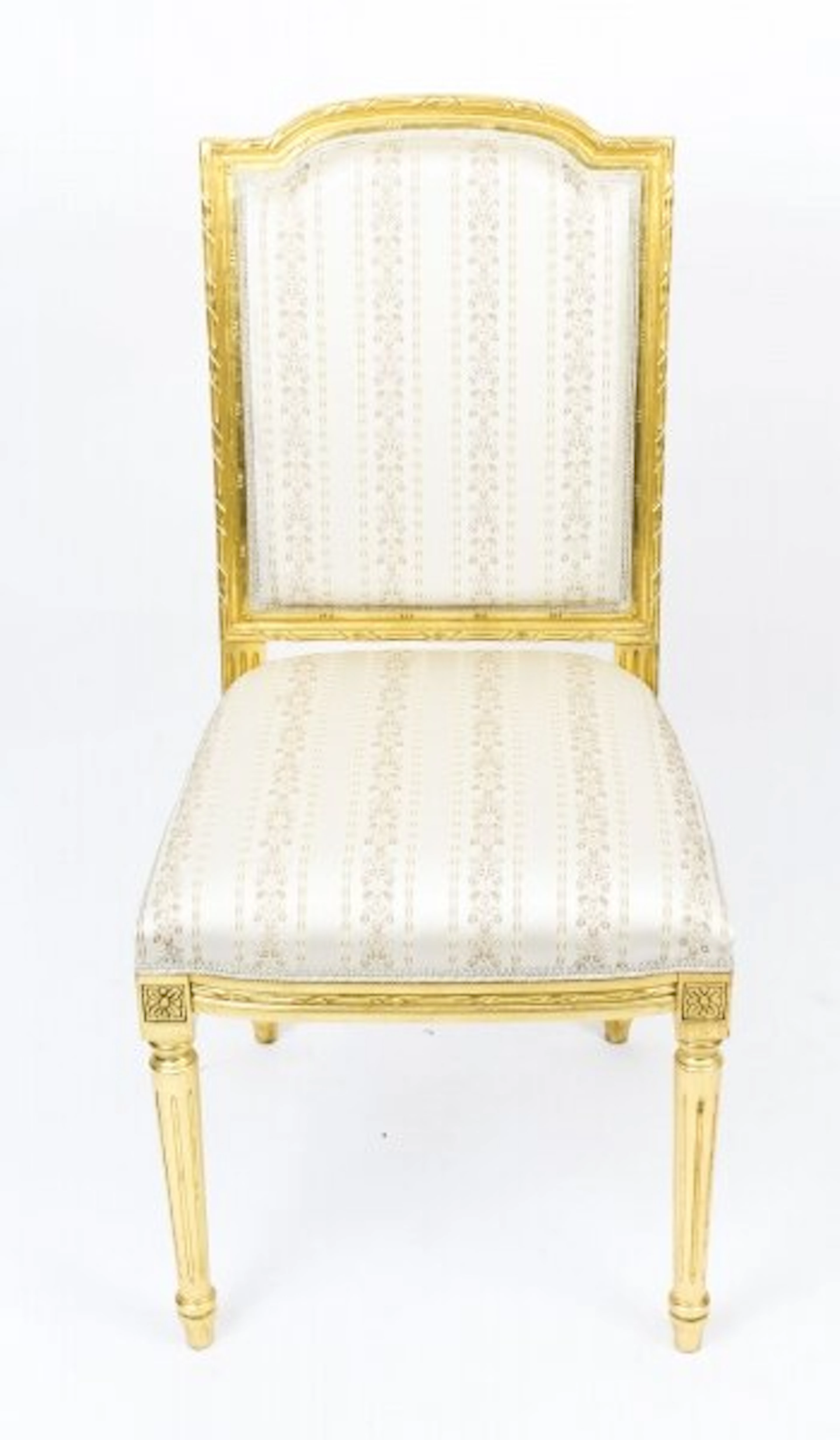 Bespoke Sets of Giltwood Dining Chairs in the Louis XV Style Available to Order