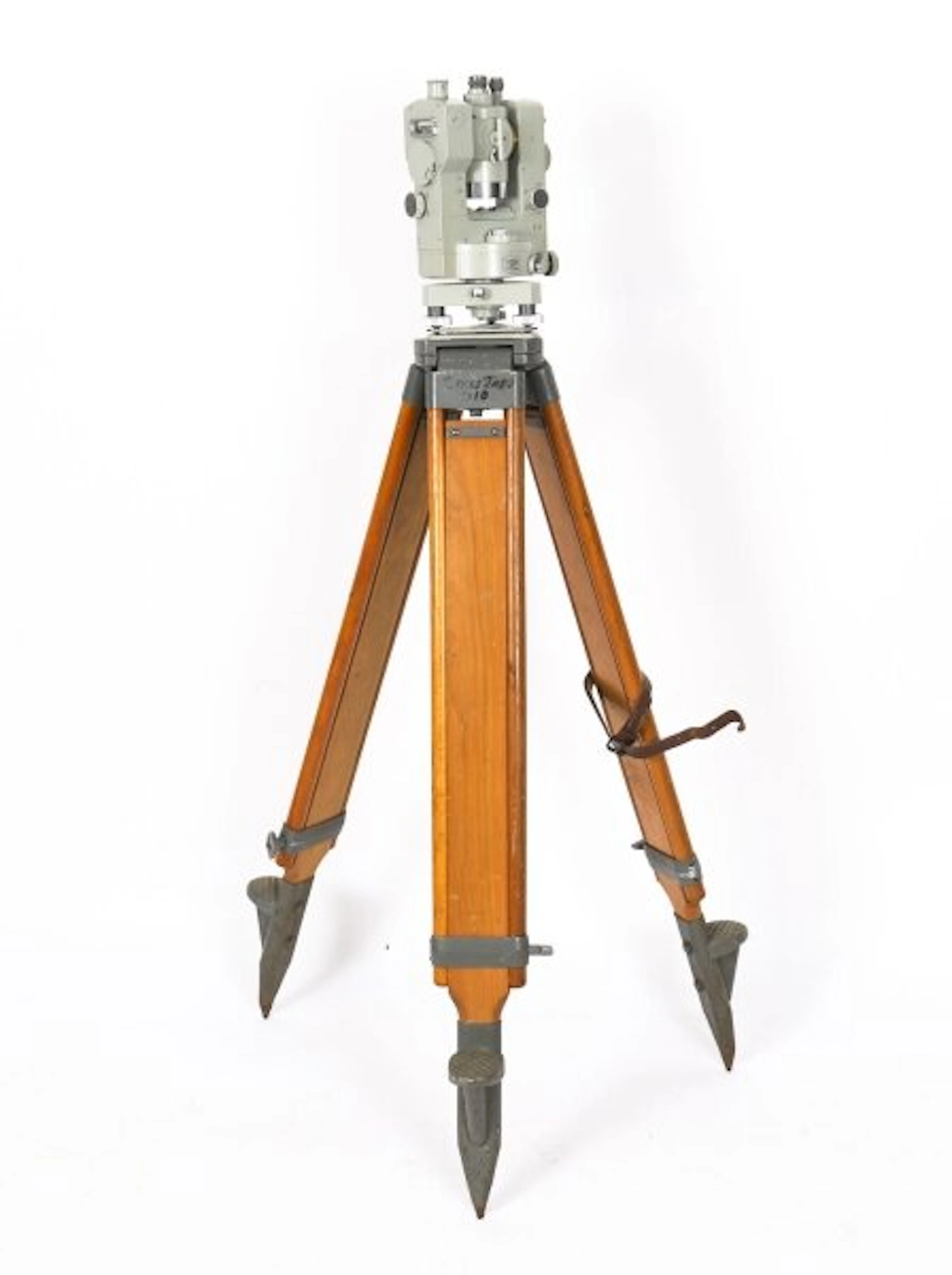 Vintage Carl Zeiss 'Theo 010' Theodolite & Tripod & Case mid 20th C