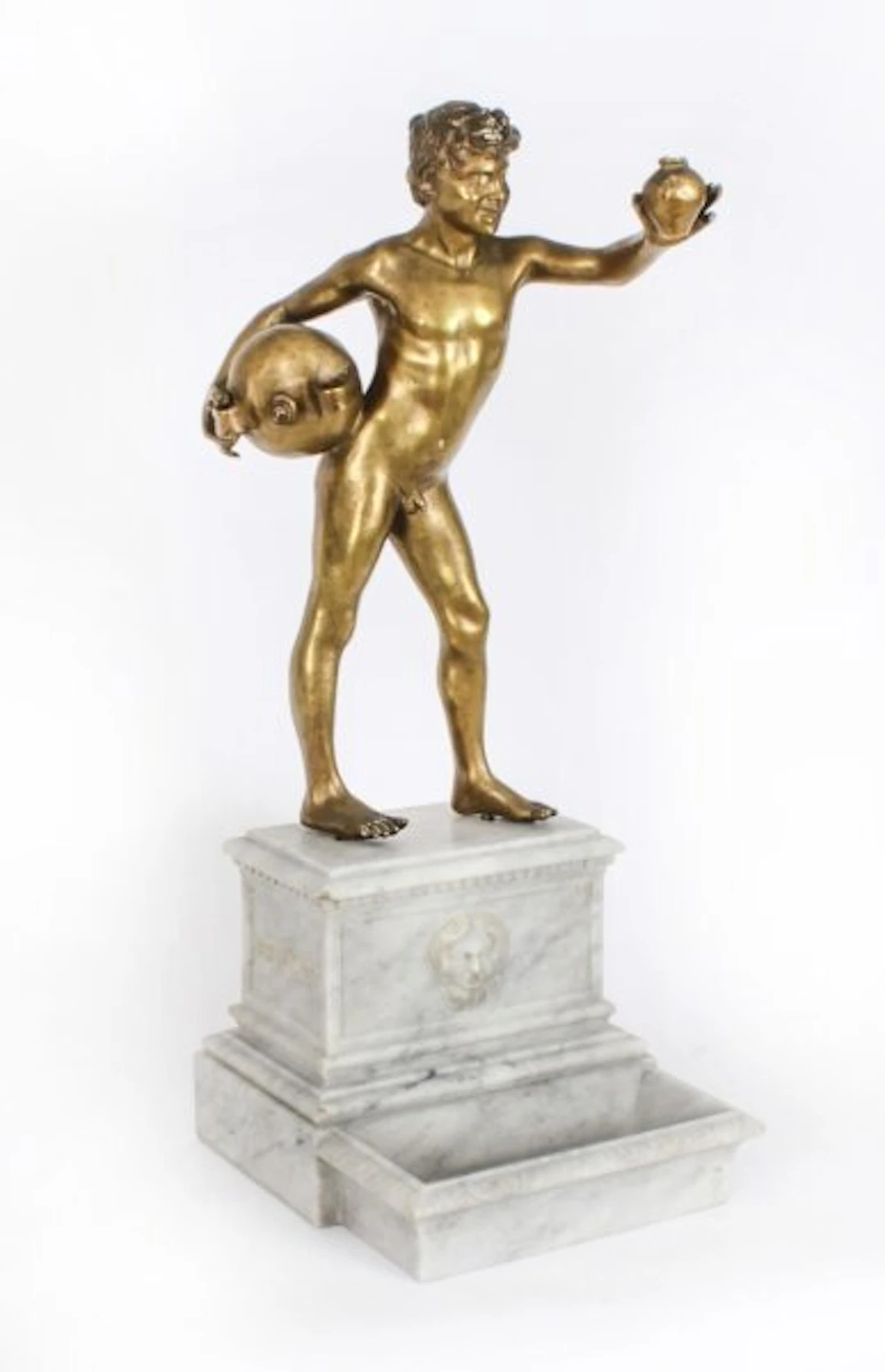 Antique 65cm Bronze "The water carrier" Vincenzo Gemito 19th Century