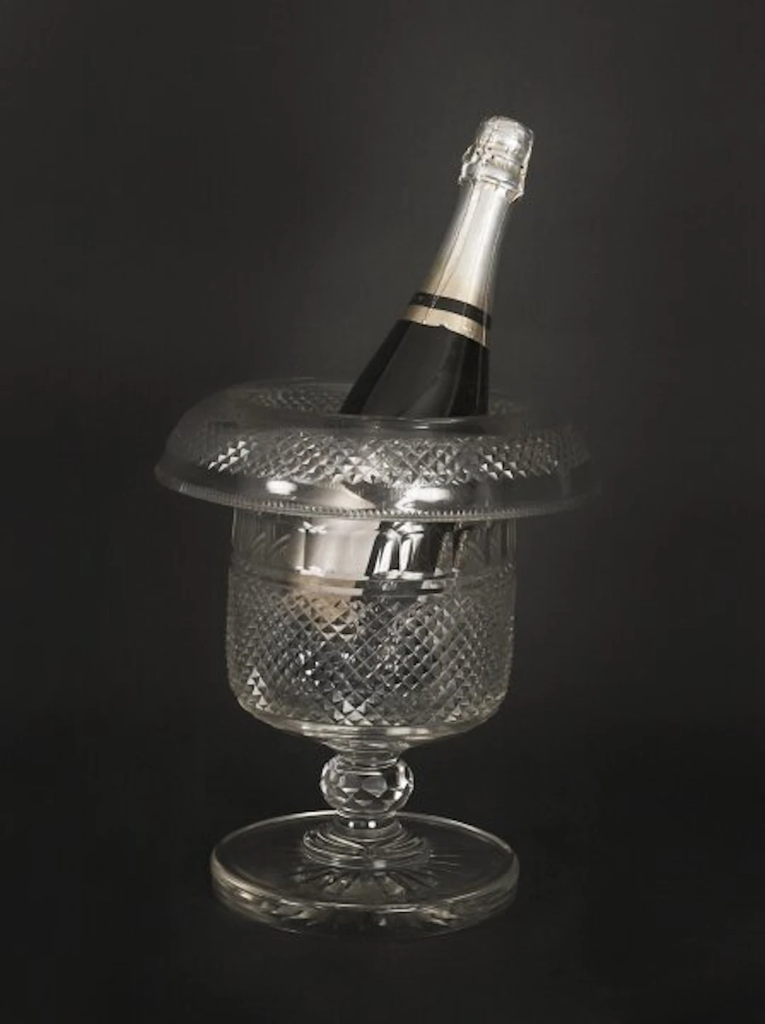 Antique English Regency Cut Crystal Wine Champagne Cooler Circa 1810