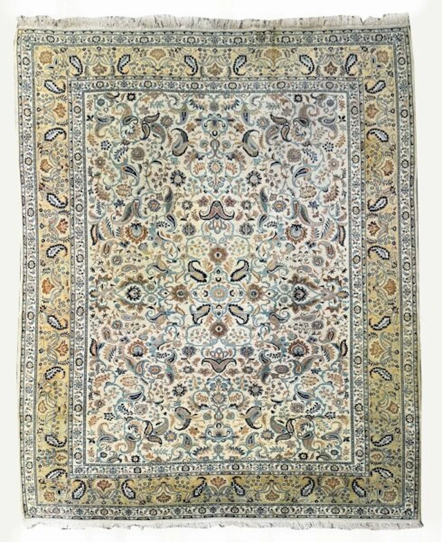 Antique Large 100% Wool Tabriz Persian Rug Carpet 390x310cm 13ftx10ft