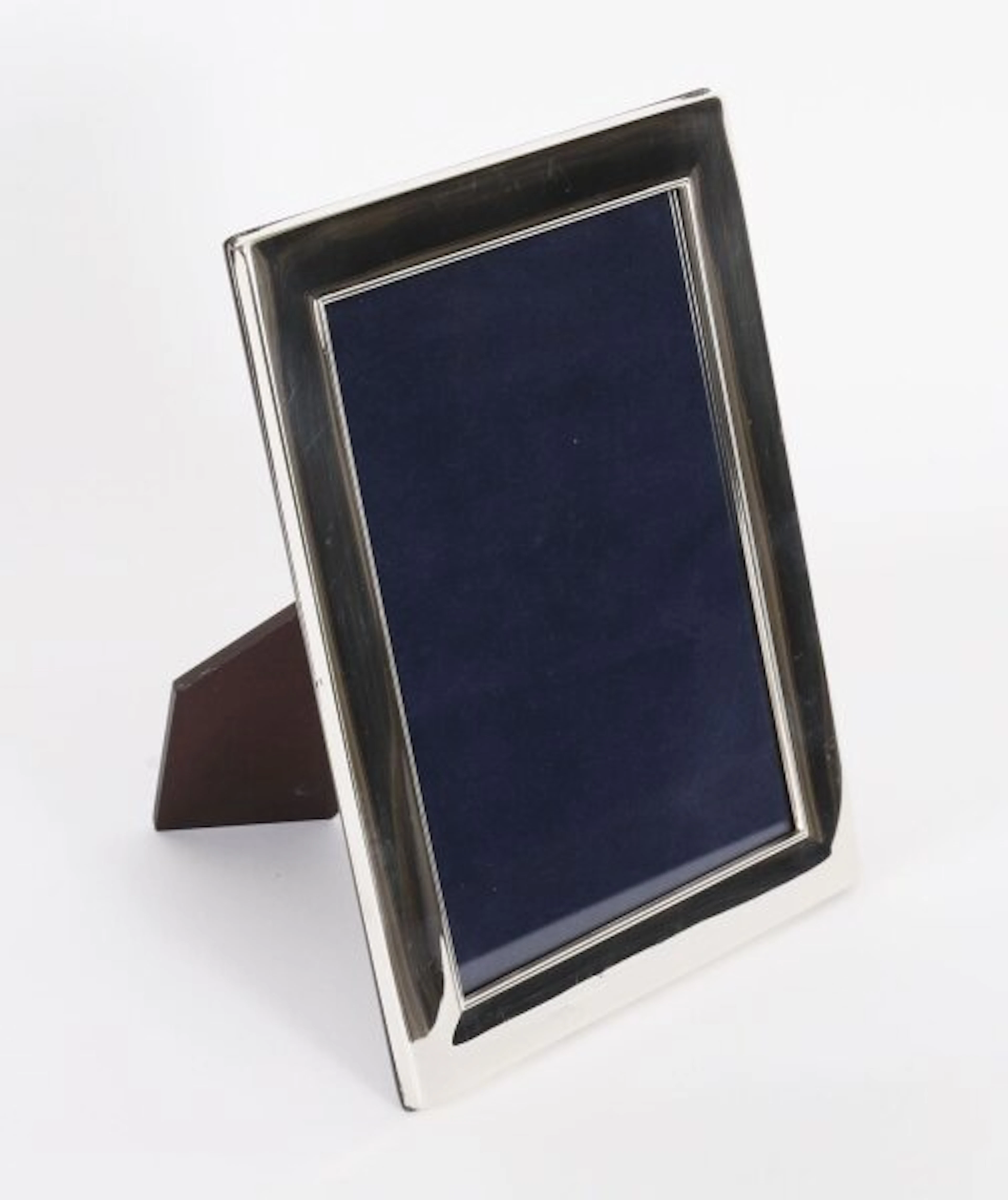 Vintage Sterling Silver Rectangular Portrait Photo Frame by Carrs 20thC 22x17cm