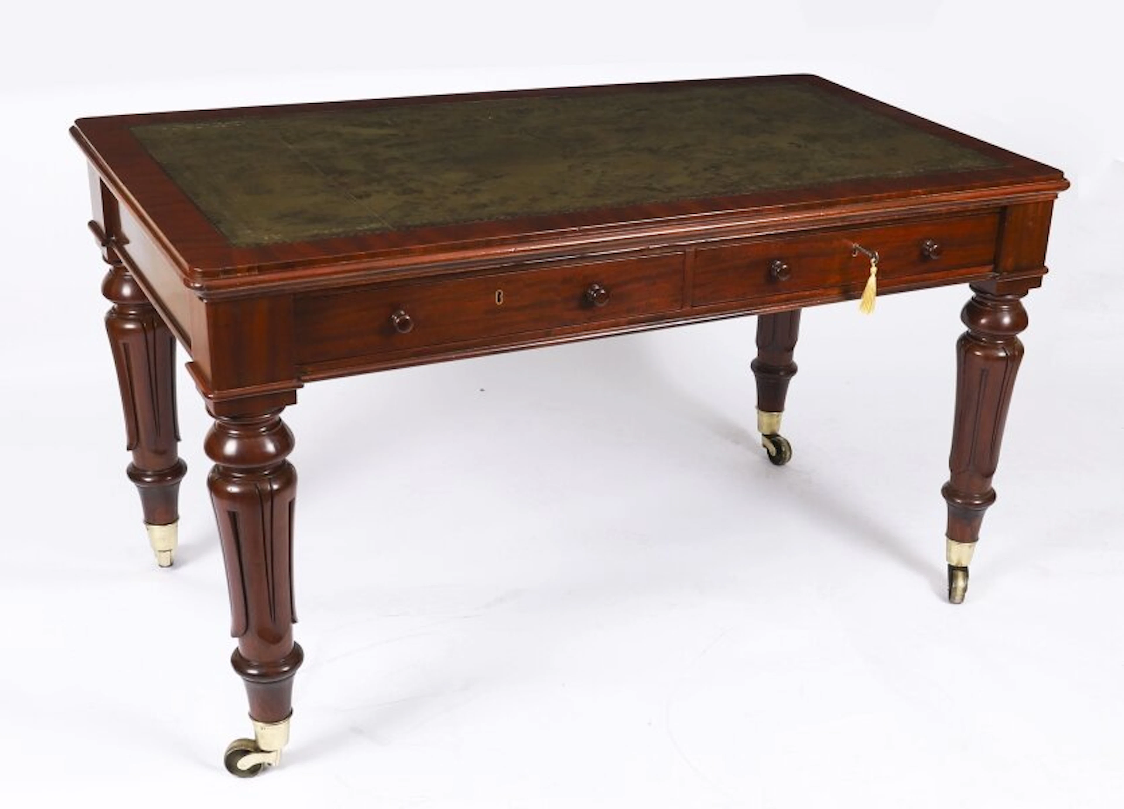 Antique William IV Writing Table Desk C1835 19th Century 138x77cm