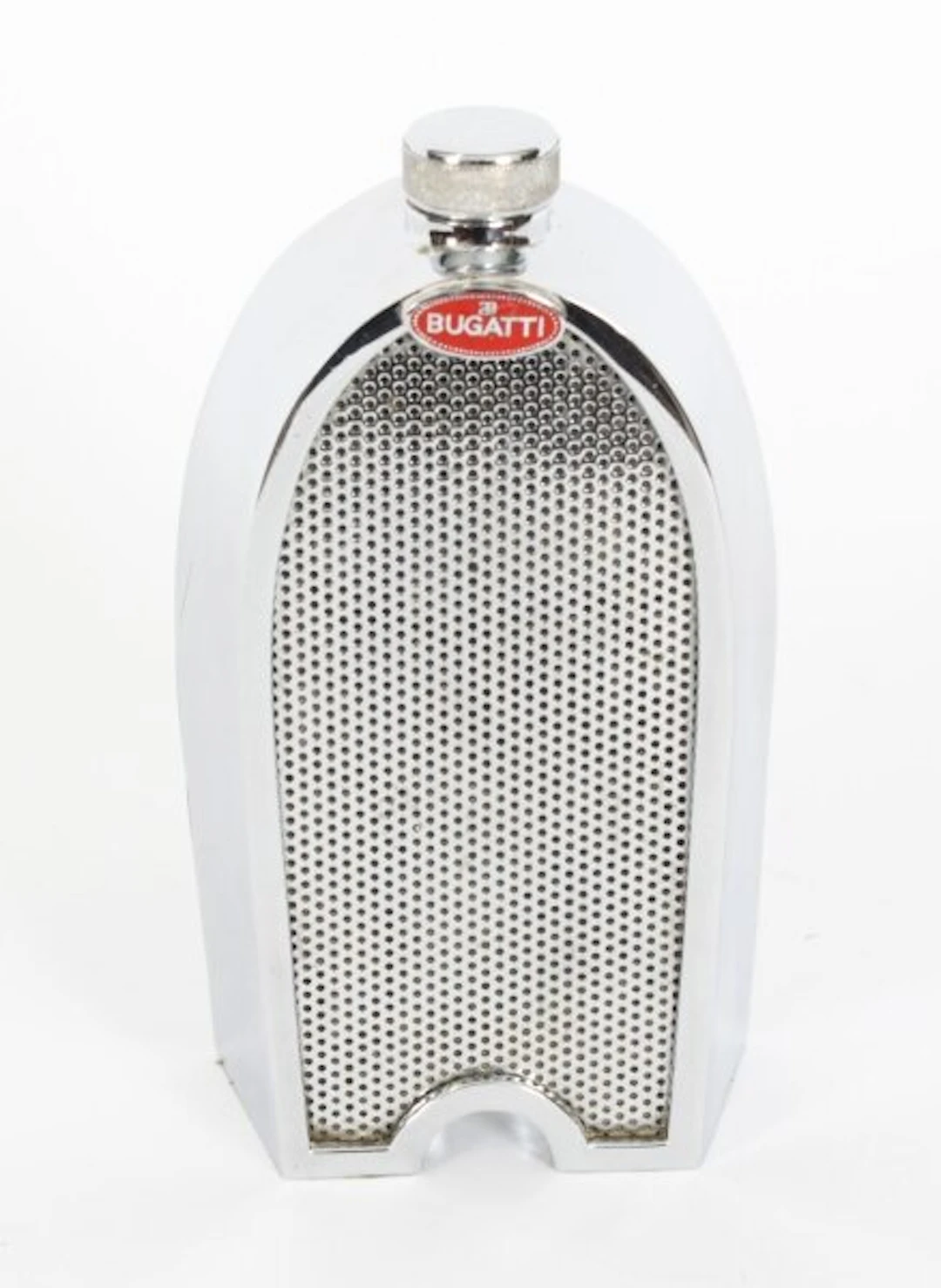 Vintage Bugatti Chromium Radiator Decanter Late 20th Century
