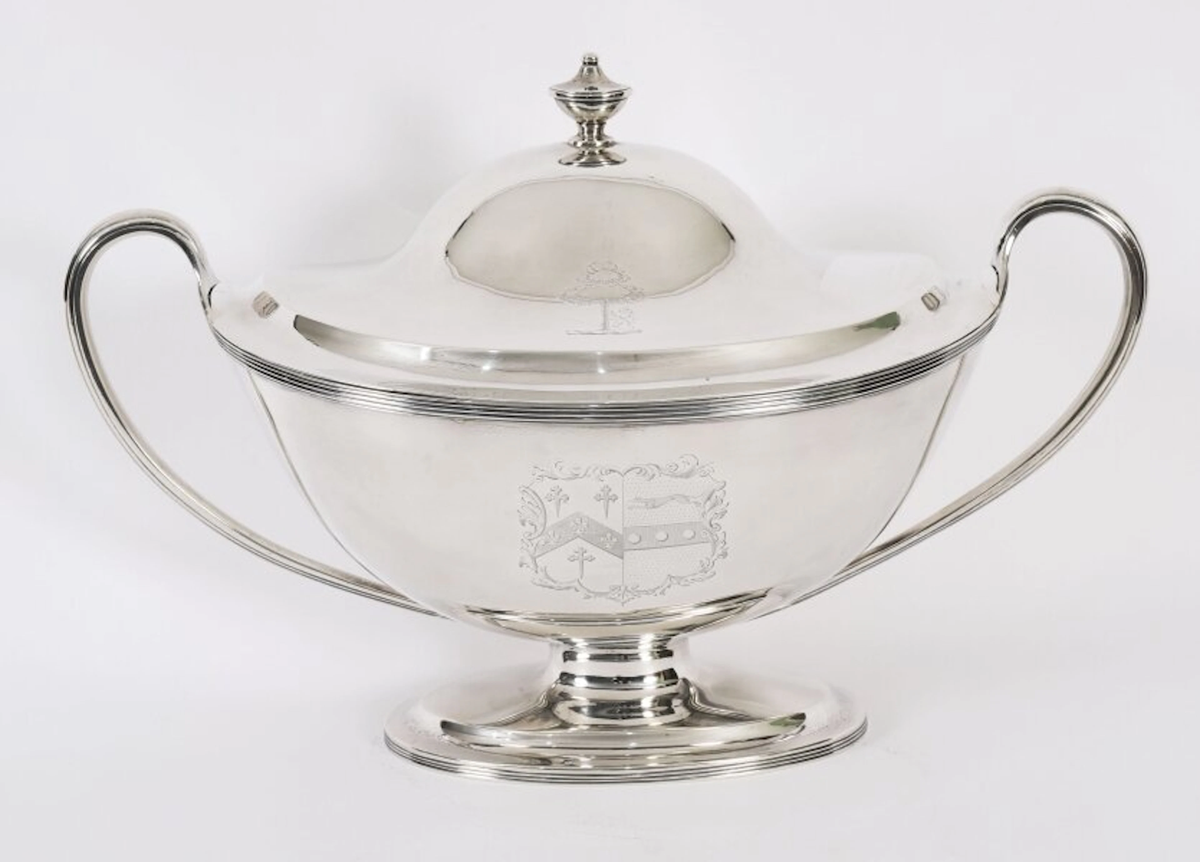 Antique Sterling Silver George III Tureen by William Bennett 1808 19thC