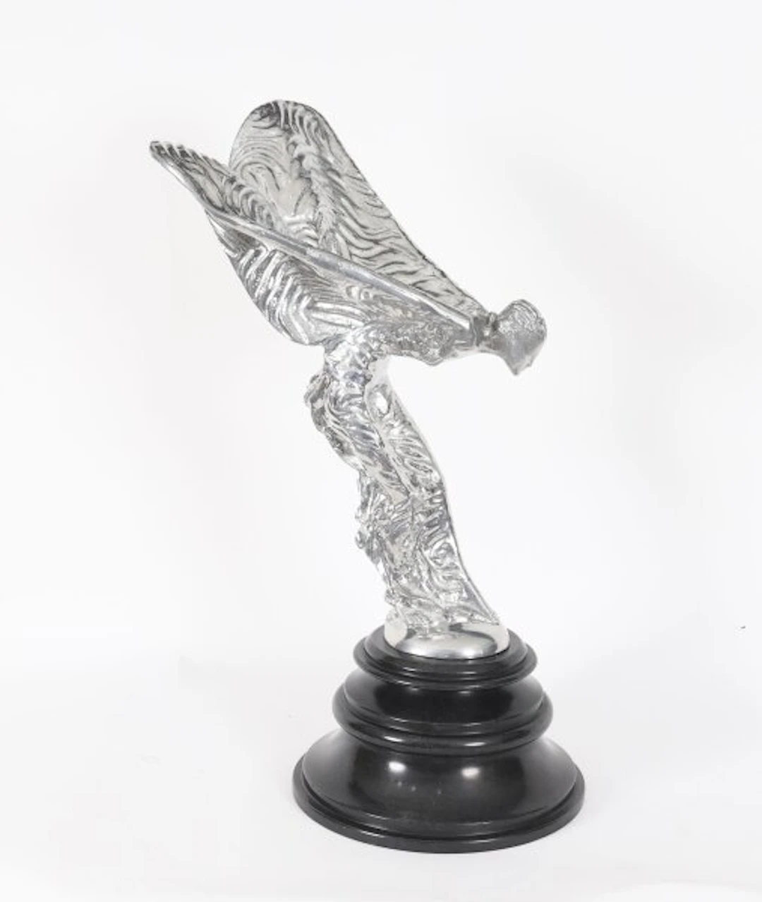 Vintage 2ft6inch 75cm Rolls Royce Spirit of Ecstasy Sculpture mid- 20th Century